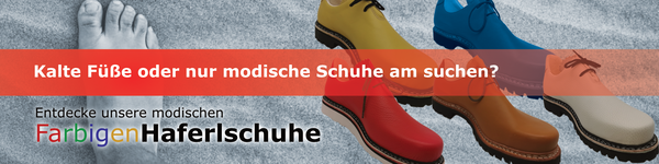Schuahnarrisch - Farbige Haferlschuhe